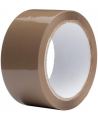 Pakavimo juosta SOLVENT, 48 mm x 60 m, ruda