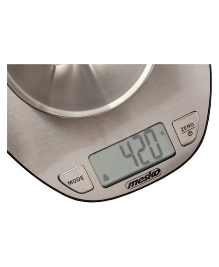 Mesko Kitchen Scale MS 3152 Maximum weight (capacity) 5 kg, Graduation 1 g, Display type LCD, Stainless steel