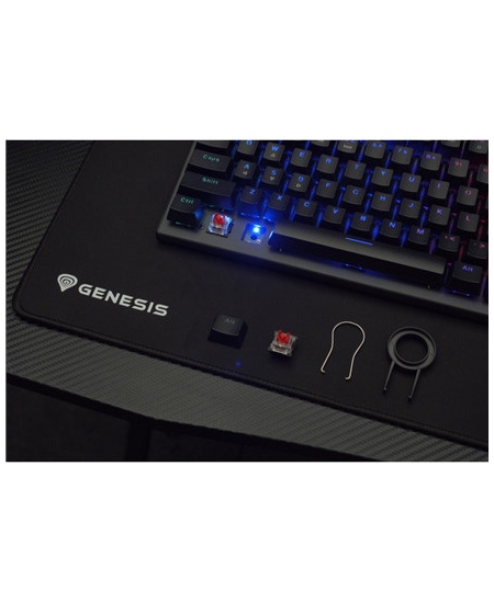 Genesis THOR 303 TKL, Mechanical Gaming Keyboard, RGB LED light, US, Black, Wired, USB Type-A