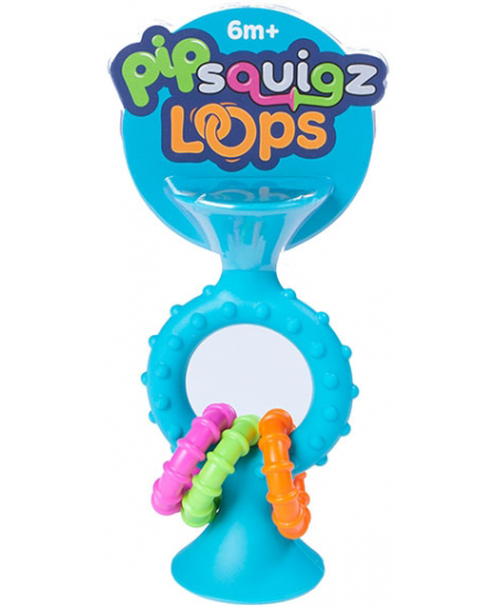 PipSquigz Loops lipšniukai FatBrainToys, mėlynos spalvos