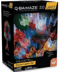 Q-BA-MAZE 2.0: Deluxe lights labirintų konstruktorius