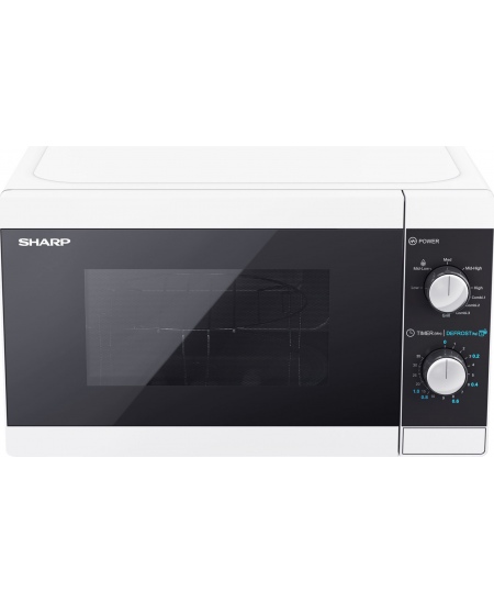 Sharp Microwave Oven with Grill YC-MG01E-W Free standing, 800 W, Grill, White