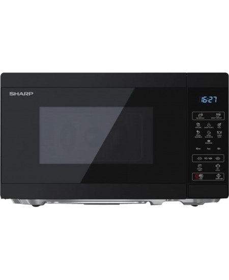 Sharp Microwave Oven YC-MS02E-B Free standing, 800 W, Black