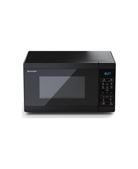 Sharp Microwave Oven YC-MS02E-B Free standing, 800 W, Black