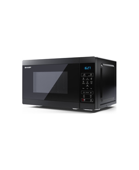 Sharp Microwave Oven YC-MS02E-B Free standing, 800 W, Black