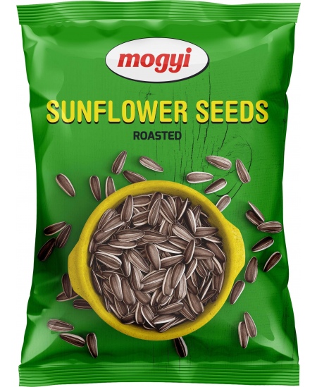 Skrudintos saulėgrąžų sėklos MOGYI, žalias pakelis, 300g