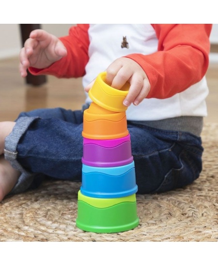 Sensorinis žaislas FatBrainToys „Dimpl Stack“