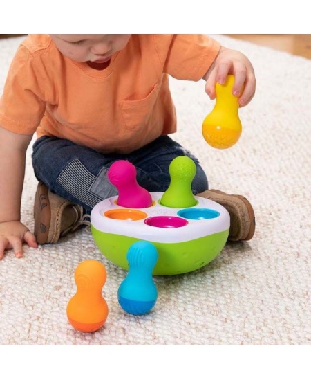 Sensorinis žaislas FatBrainToys „SpinnyPins”