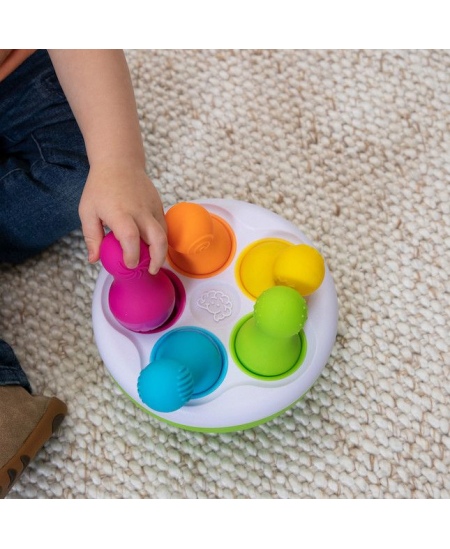 Sensorinis žaislas FatBrainToys „SpinnyPins”