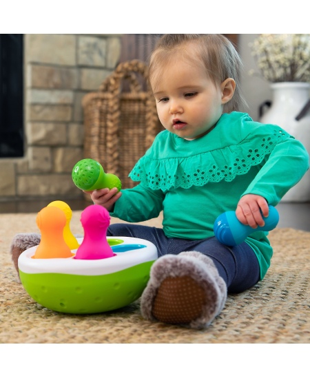 Sensorinis žaislas FatBrainToys „SpinnyPins”