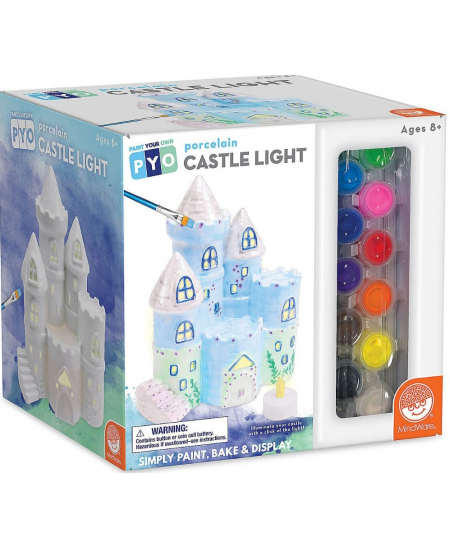 Kūrybinis rinkinys MindWare „Paint Your Own Porcelain Castle Light“