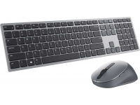 Premier Multi-Device Keyboard and Mouse | KM7321W | Wireless | Ukrainian | Titanium Gray | 2.4 GHz, Bluetooth 5.0