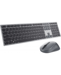 Premier Multi-Device Keyboard and Mouse | KM7321W | Wireless | Ukrainian | Titanium Gray | 2.4 GHz, Bluetooth 5.0