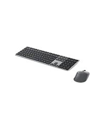 Premier Multi-Device Keyboard and Mouse | KM7321W | Wireless | Ukrainian | Titanium Gray | 2.4 GHz, Bluetooth 5.0