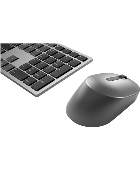 Premier Multi-Device Keyboard and Mouse | KM7321W | Wireless | Ukrainian | Titanium Gray | 2.4 GHz, Bluetooth 5.0