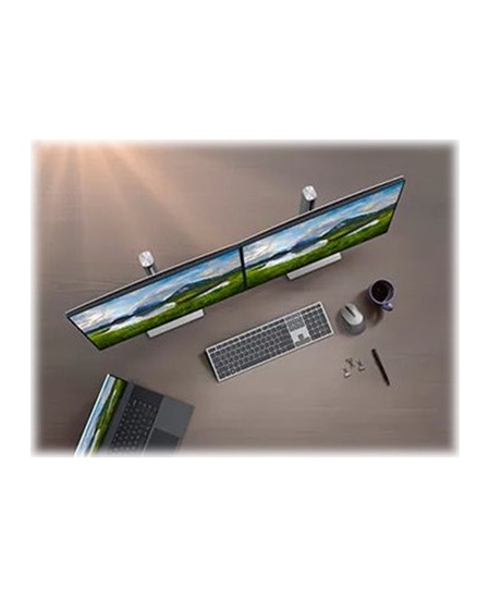 Premier Multi-Device Keyboard and Mouse | KM7321W | Wireless | Ukrainian | Titanium Gray | 2.4 GHz, Bluetooth 5.0