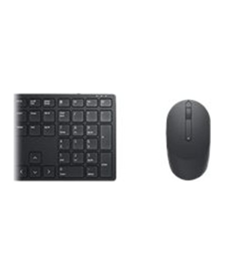 Dell KM5221W Pro | Keyboard and Mouse Set | Wireless | Ukrainian | Black | 2.4 GHz