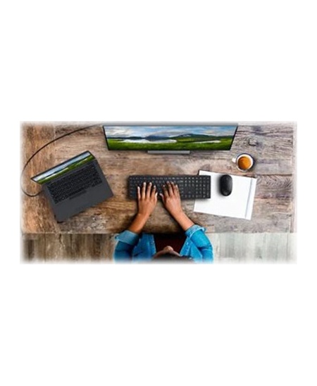 Dell KM5221W Pro | Keyboard and Mouse Set | Wireless | Ukrainian | Black | 2.4 GHz
