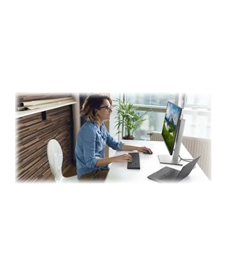 Dell KM5221W Pro | Keyboard and Mouse Set | Wireless | Ukrainian | Black | 2.4 GHz