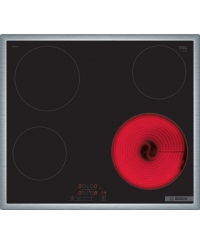 Bosch | PKE645BB2E Series 4 | Hob | Vitroceramic | Number of burners/cooking zones 4 | Touch | Timer | Black