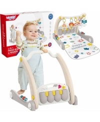 WOOPIE BABY Mata z Pałąkiem Pchacz 2w1 Pianinko
