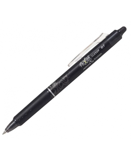 Automatinis rašiklis Pilot Frixion Clicker su trynikliu, 0.7 mm, juodas