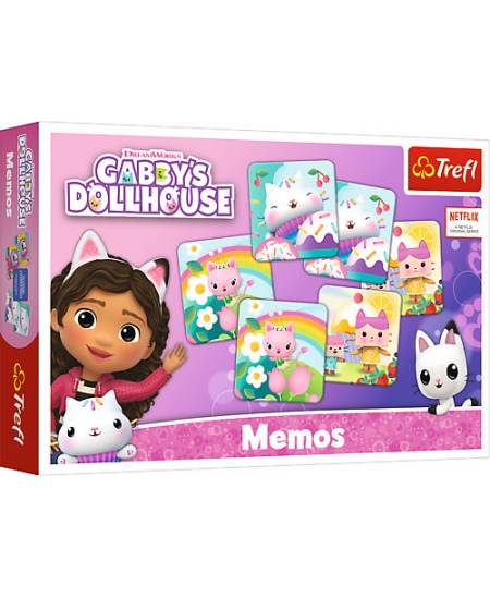 Žaidimas TREFL Memo „Gabby´s Dollhouse“