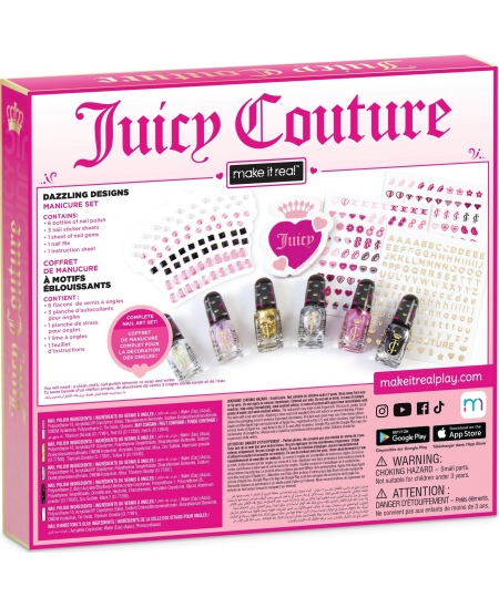 Manikiūro rinkinys MAKE IT REAL „Juicy Couture“