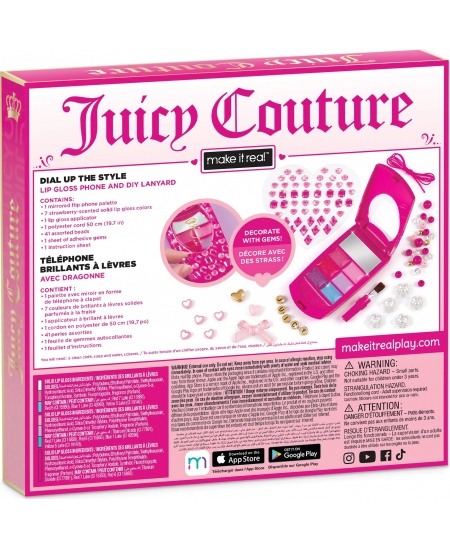 Kūrybinis rinkinys su lūpų blizgiais MAKE IT REAL Juicy Couture „Telefonas“