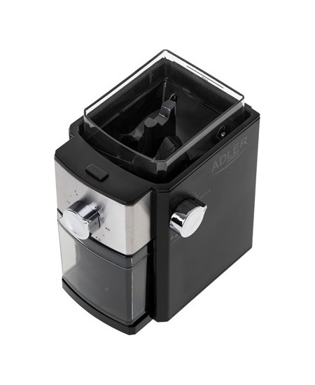 Adler | AD 4448 | Coffee Grinder | 300 W | Coffee beans capacity 250 g | Number of cups 12 per container pc(s) | Black