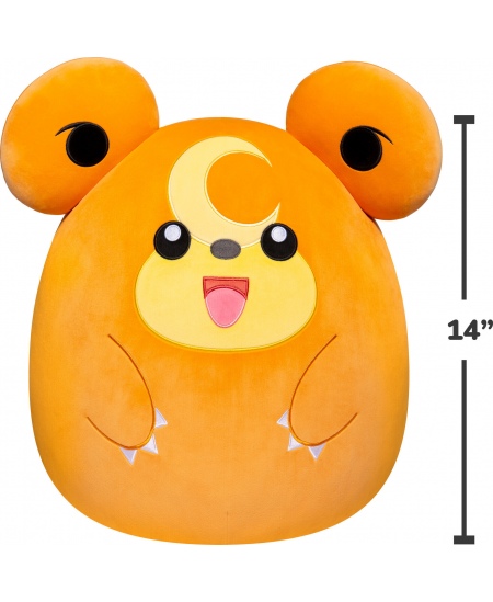 Pokemon pliušinis žaislas SQUISHMALLOWS Teddiursa, 35 cm