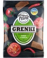 Džiūvėsėliai FLINT, ruginiai, aštraus pomidorų skonio, 80 g
