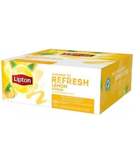 Juodoji arbata LIPTON YELLOW , 100 vnt.