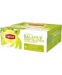 Žalioji arbata LIPTON citrinų skonio , 100 vnt.