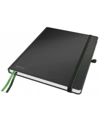 Sąsiuvinis LEITZ COMPLETE, iPad dydžio, 80 lapų langeliais, juodos spalvos