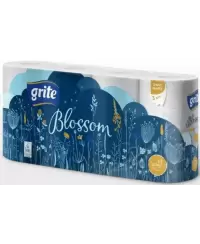 Buitinis tualetinis popierius GRITE Blossom, 8 ritiniai