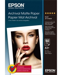 Epson Archival Matte Paper, A3+, 192 g/m2, 50 sheets