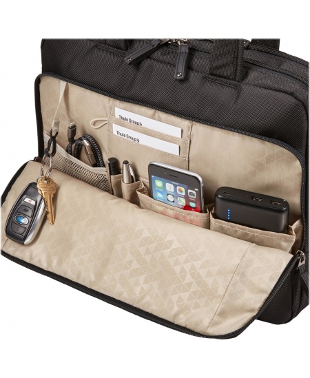 Case Logic | Fits up to size 14 " | Slim Briefcase | NOTIA-114 | Black | Shoulder strap