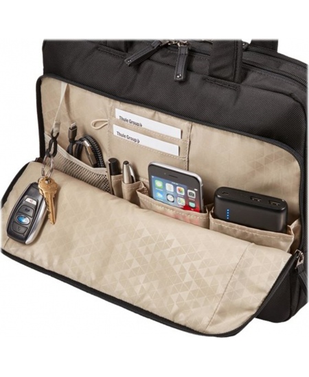 Case Logic | Fits up to size 14 " | Slim Briefcase | NOTIA-114 | Black | Shoulder strap