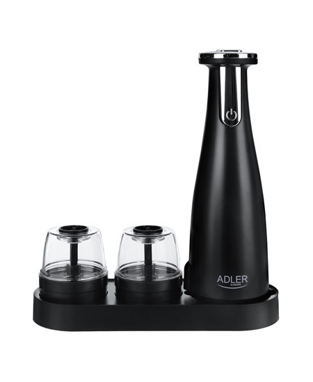 Adler | Electric Salt and pepper grinder | AD 4449b | Grinder | 7 W | Housing material ABS plastic | Lithium | Mills with cerami