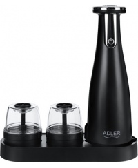 Adler | Electric Salt and pepper grinder | AD 4449b | Grinder | 7 W | Housing material ABS plastic | Lithium | Mills with cerami
