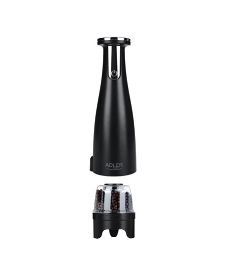 Adler | Electric Salt and pepper grinder | AD 4449b | Grinder | 7 W | Housing material ABS plastic | Lithium | Mills with cerami