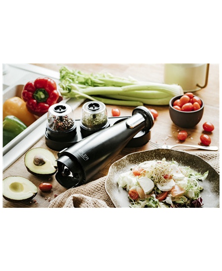 Adler | Electric Salt and pepper grinder | AD 4449b | Grinder | 7 W | Housing material ABS plastic | Lithium | Mills with cerami