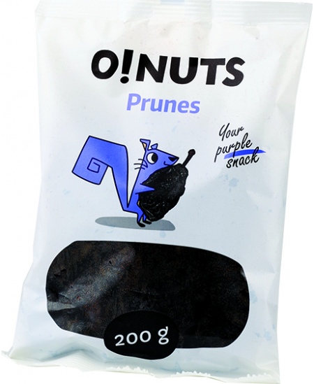 Džiovintos slyvos O!NUTS, 200 g