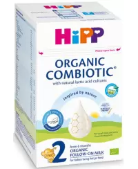 Tolesnio maitinimo pieno mišinys BIO HiPP 2 Combiotic, nuo 6 mėn., 800 g