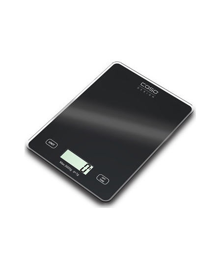 Caso | Kitchen scale | Slim | Maximum weight (capacity) 5 kg | Graduation 1 g | Display type | Black