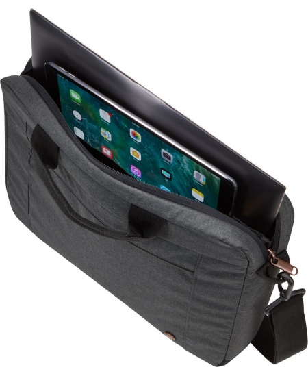 Case Logic Era Attaché Fits up to size 14 ", Obsidian, Shoulder strap, Messenger - Briefcase