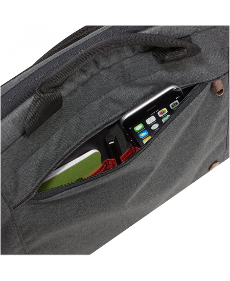 Case Logic Era Attaché Fits up to size 14 ", Obsidian, Shoulder strap, Messenger - Briefcase