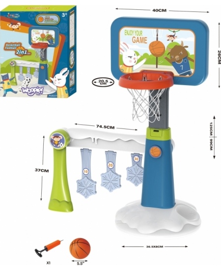 Žaidimų rinkinys WOOPIE 2in1 Basketball Football