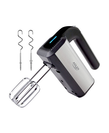 Adler | AD 4225 | Hand mixer | Hand Mixer | 300 W | Number of speeds 5 | Turbo mode | Stainless steel